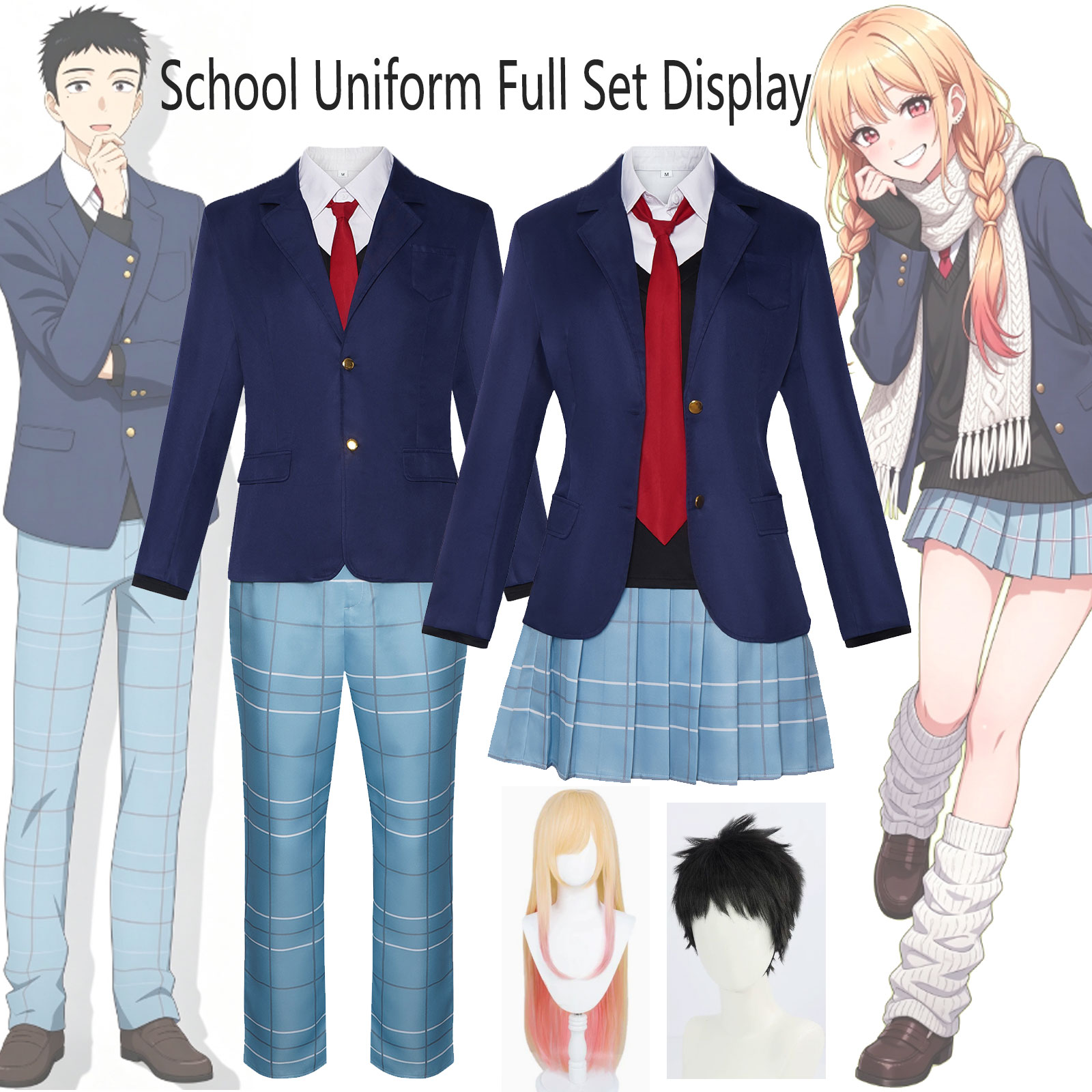 Anime Cosplay Couple - Setelan kostum lengkap My Dress-Up Darling