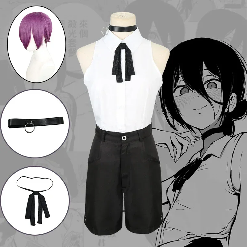 Anime Cosplay Ladies - Kostum Cosplay Reze, Pakaian Chainsaw Man,