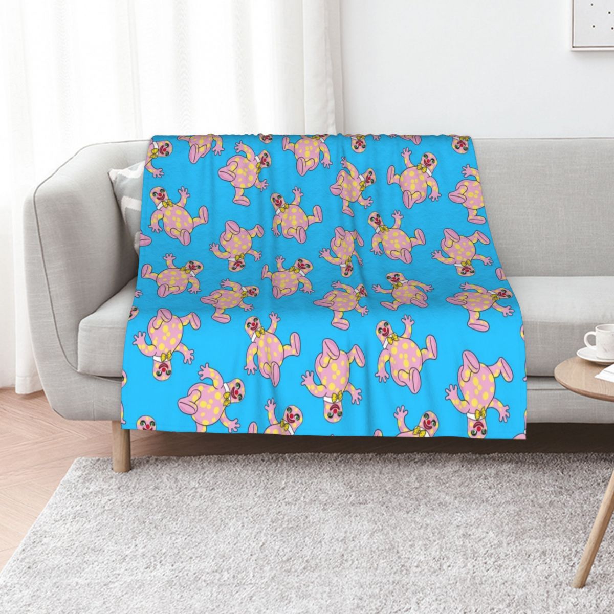 Anime Cosplay Idea - Selimut Lembut Berbentuk Bulat untuk Sofa,