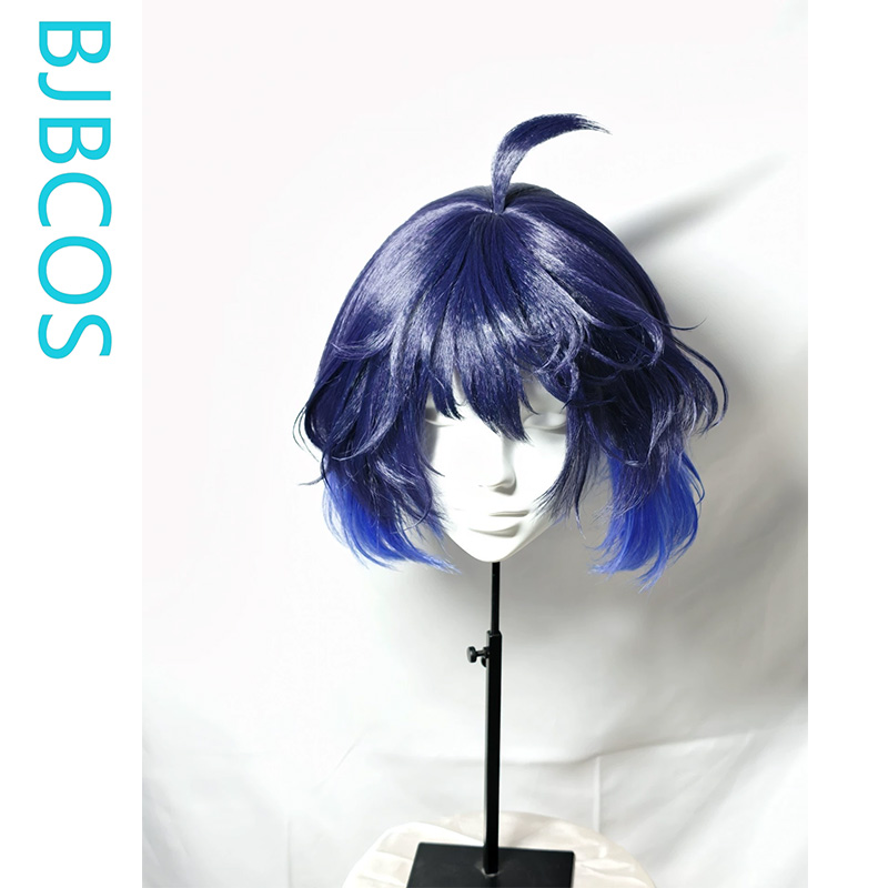 [Wig Bergaya] Wig Cosplay Seel - Anime Cosplay Blue Hair ulasan dan harga