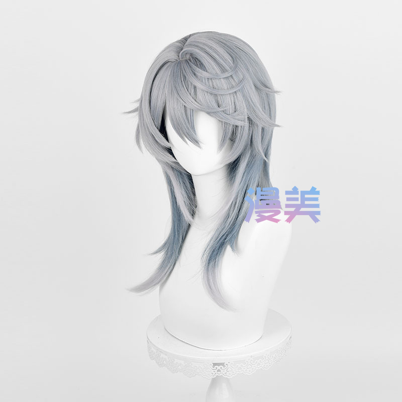 HSR minggu Wig Cosplay 52cm Wi - Anime Cosplay Blue Hair ulasan dan harga