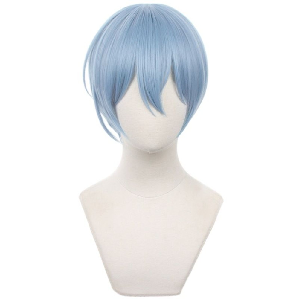 Wig Cosplay Anime Blue Lock Hi - Anime Cosplay Blue Hair ulasan dan harga