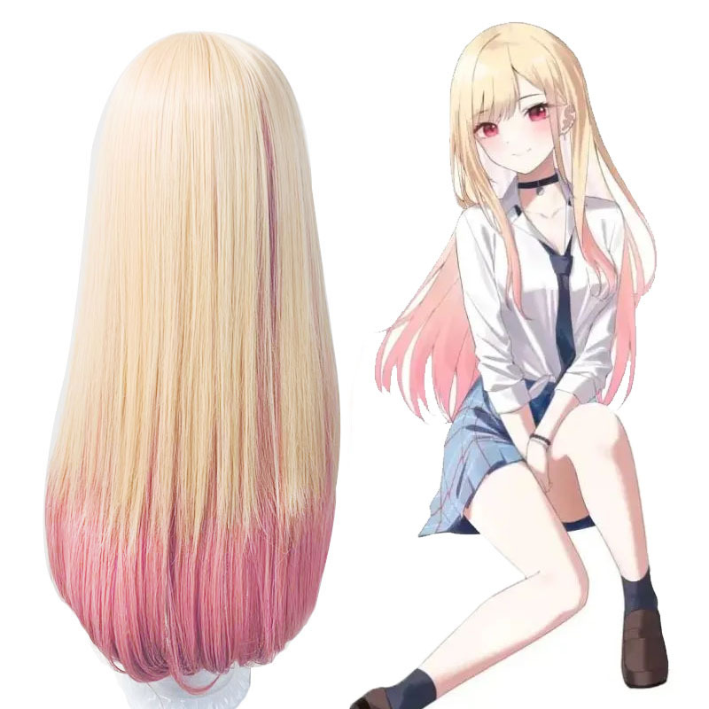 Wig Cosplay My Dress-Up Darlin - Kitagawa Anime Cosplay ulasan dan harga