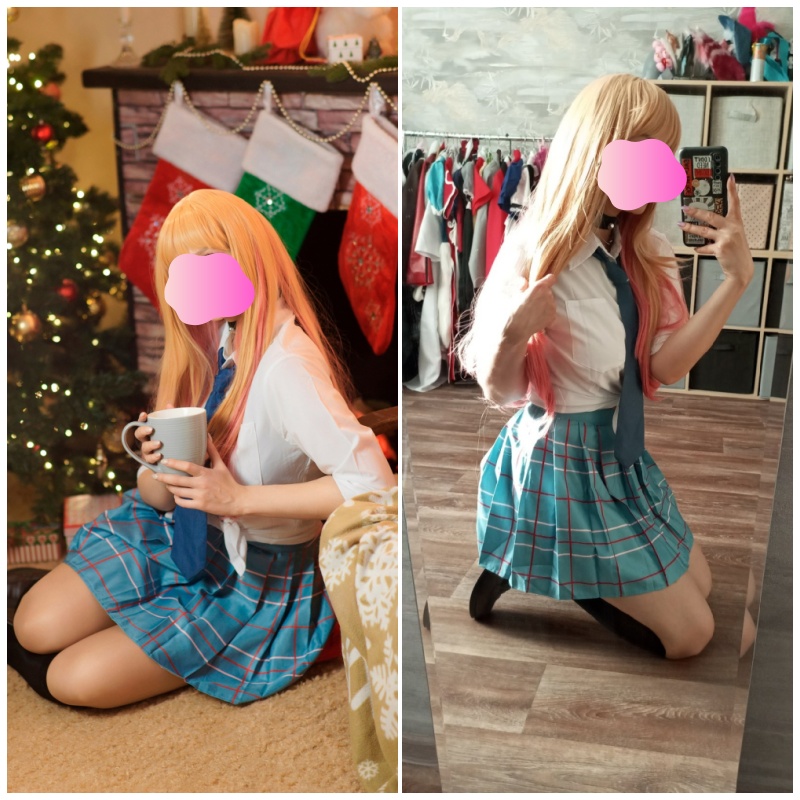 Wig Cosplay My Dress-Up Darlin - Kitagawa Anime Cosplay ulasan dan harga