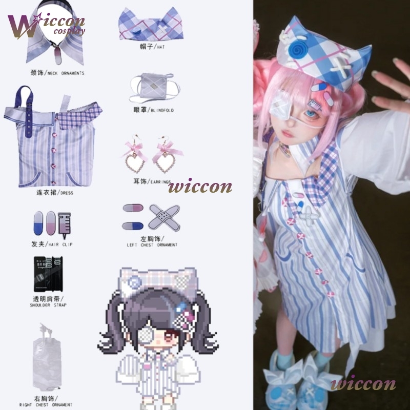 WuHu Infinity Nikki Kostum Cos - Anime Cosplay Idea ulasan dan harga