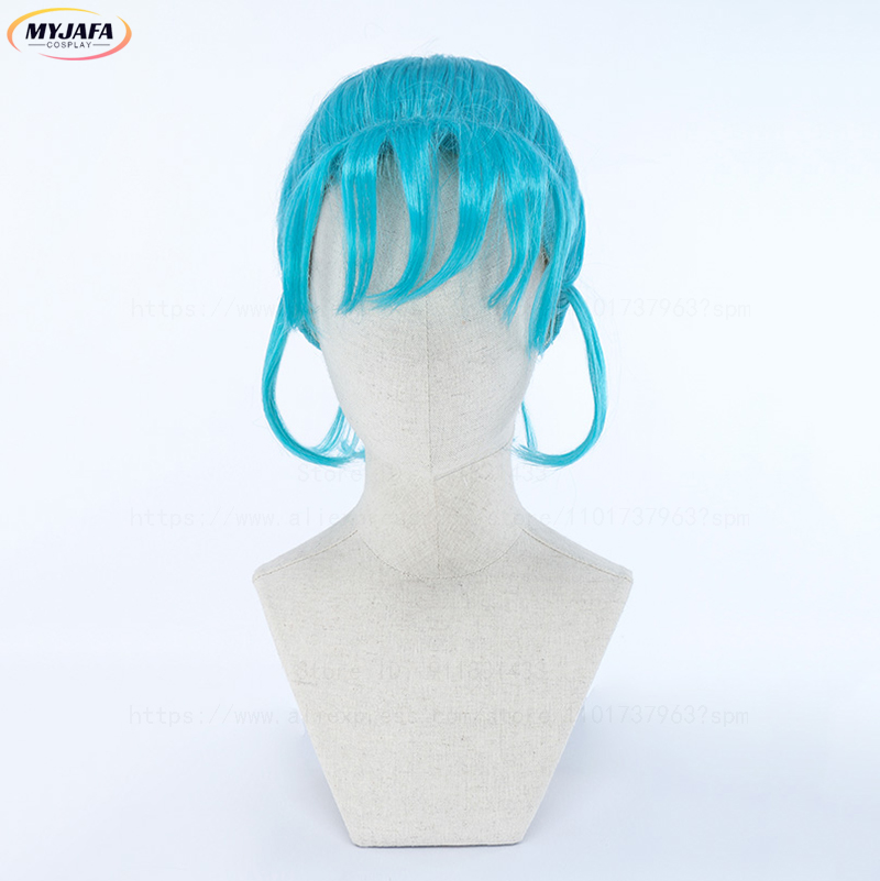 Wig Cosplay Bulma Wig Buruma R - Anime Cosplay Blue Hair ulasan dan harga