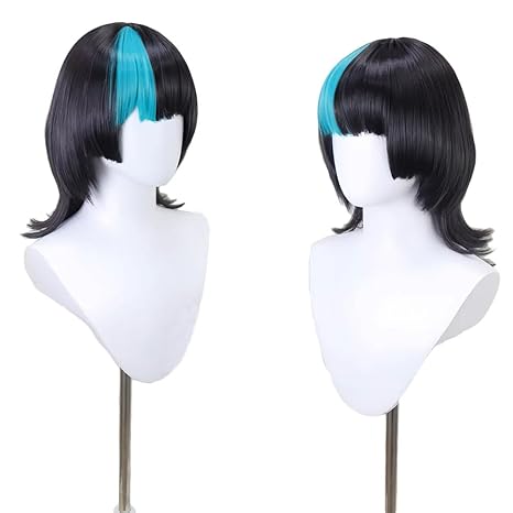 Wig Anime Kirara Hoshi Rambut  - Anime Cosplay Blue Hair ulasan dan harga