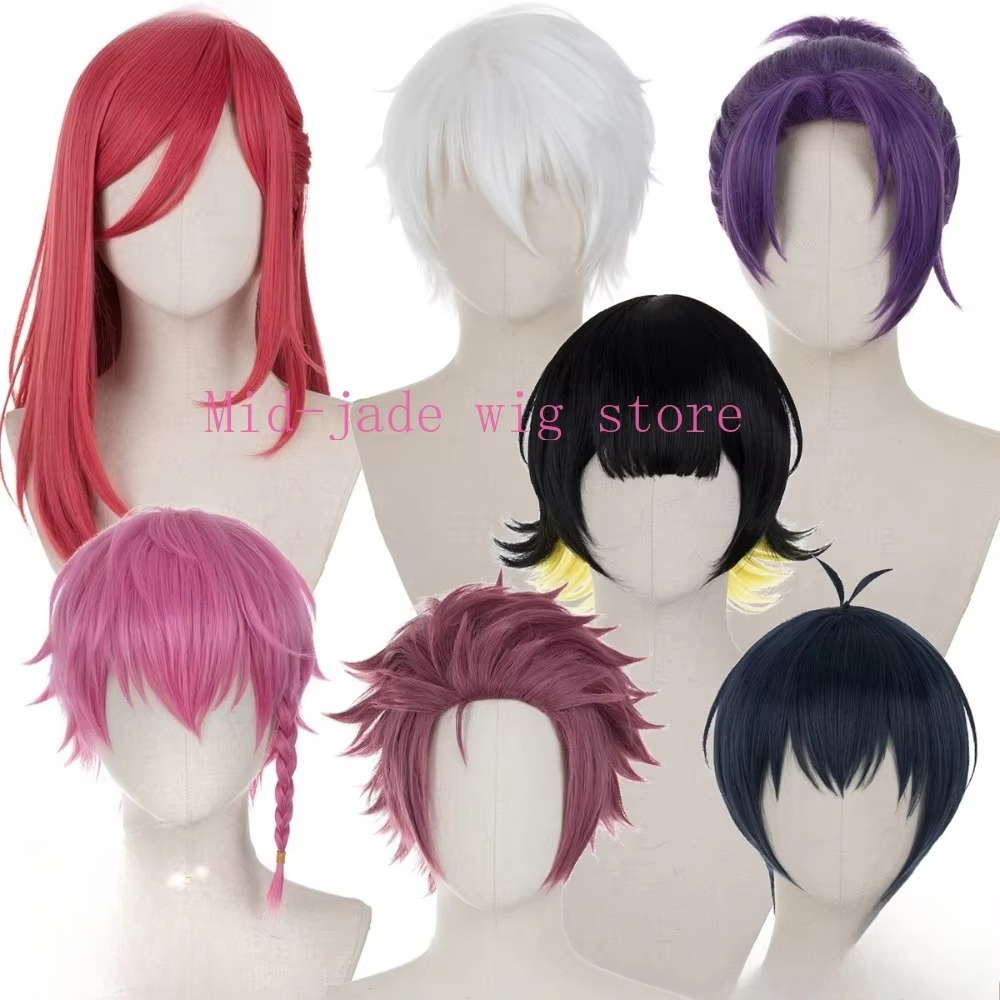 Wig Cosplay Sae Itoshi Rambut  - Anime Cosplay Blue Hair ulasan dan harga