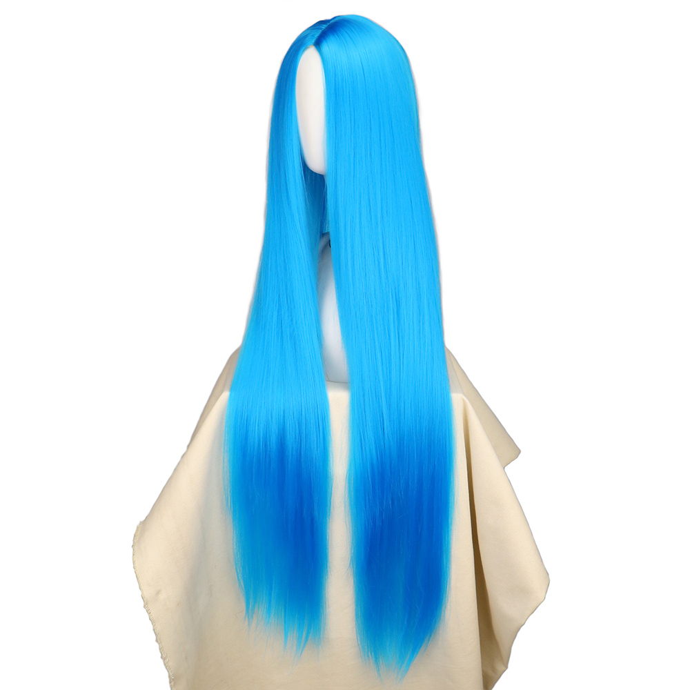 QQXCAIW Cosplay Wig Rambut Sin - Anime Cosplay Blue Hair ulasan dan harga