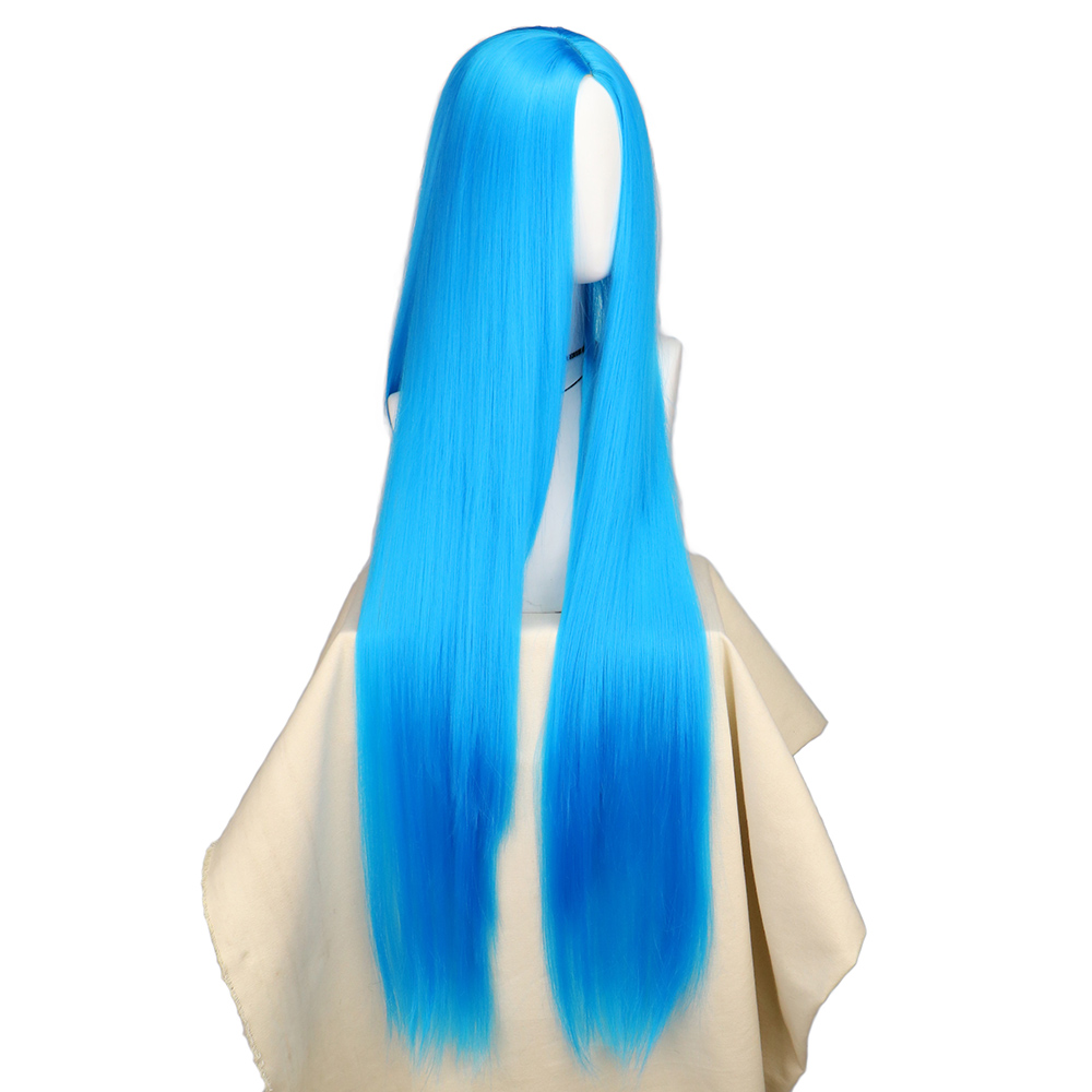 QQXCAIW Cosplay Wig Rambut Sin - Anime Cosplay Blue Hair ulasan dan harga
